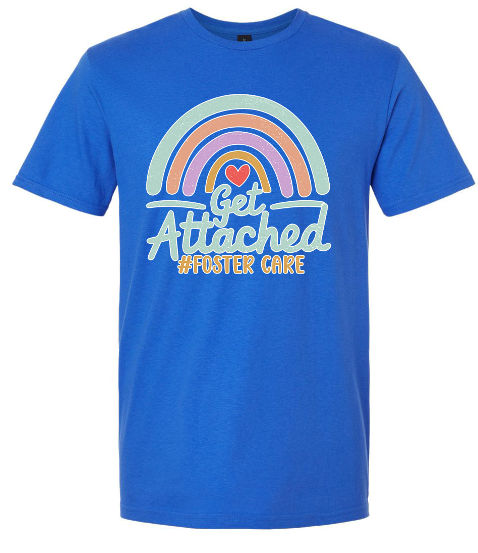 Get Attached Foster Care Adult Gildan Soft Shirt