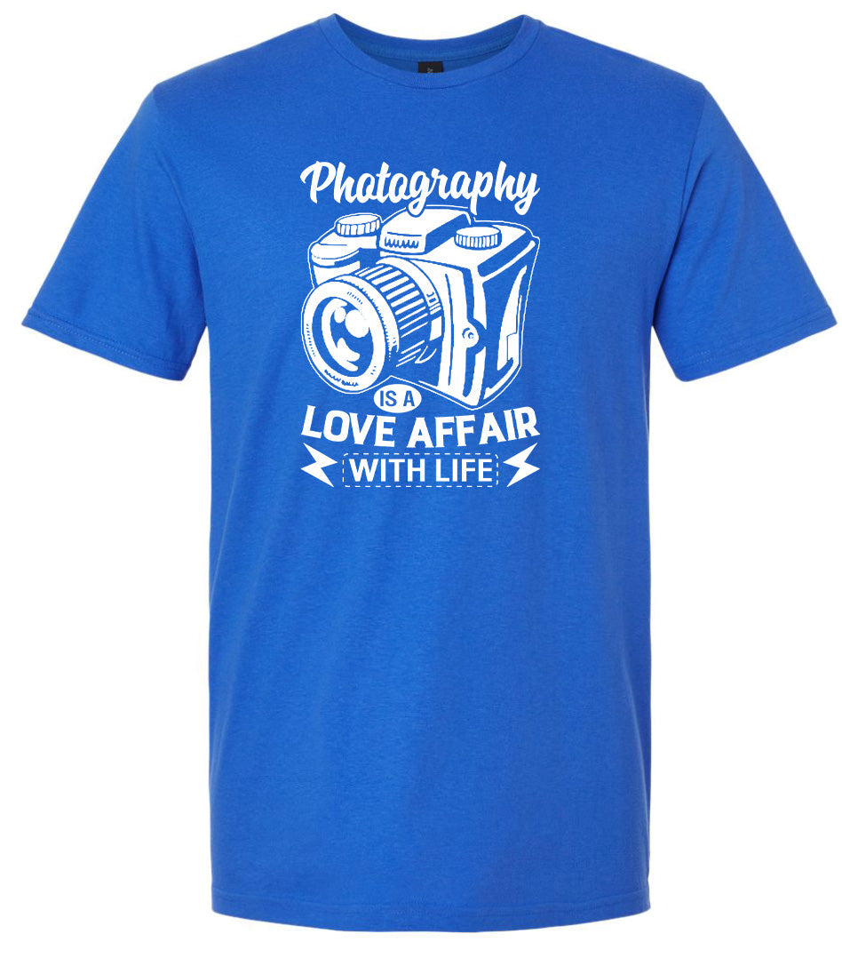 Photography Love Affair Adult Gildan Soft Shirt