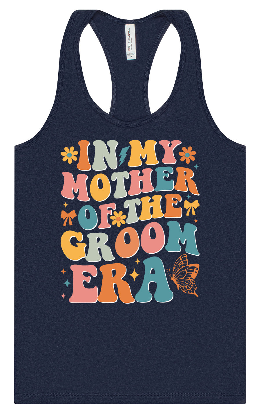 Mother of the Groom Era Women's Racerback Tank