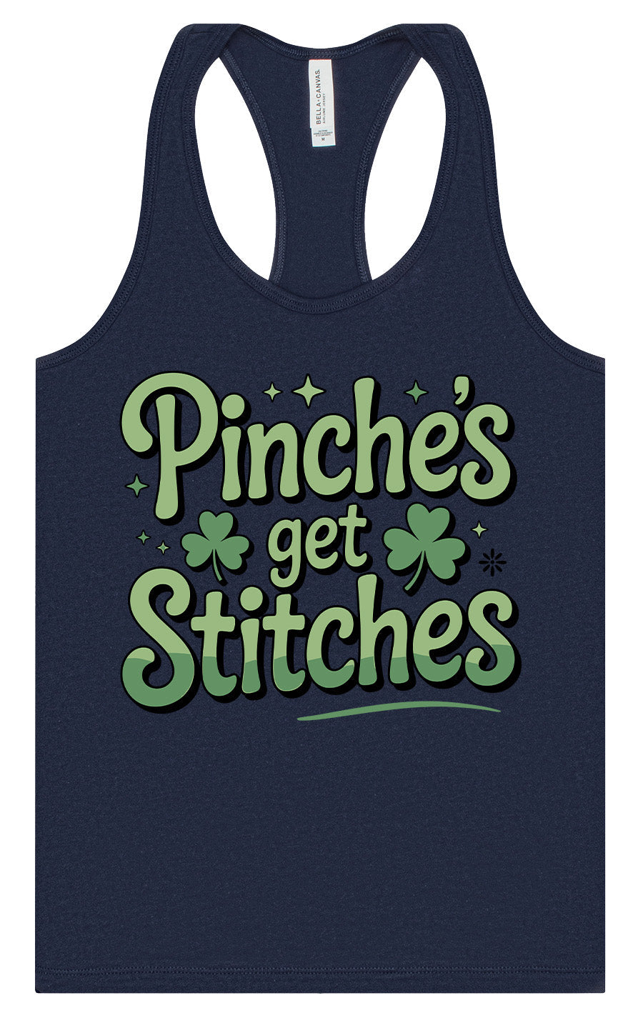 Pinches Get Stitches Women's Racerback Tank
