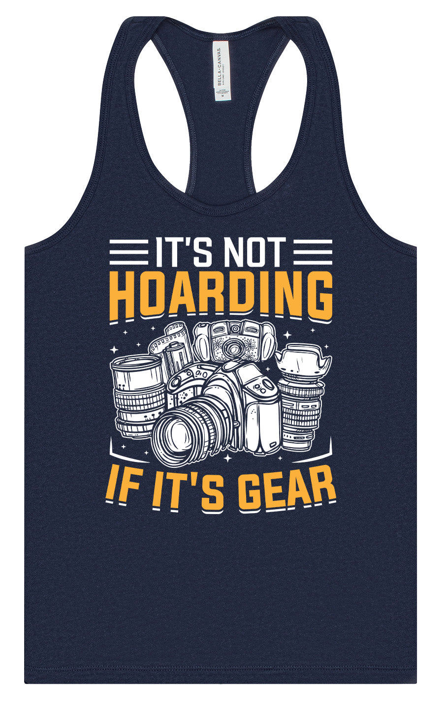 Photography Not Hoarding, It's Gear Women's Racerback Tank