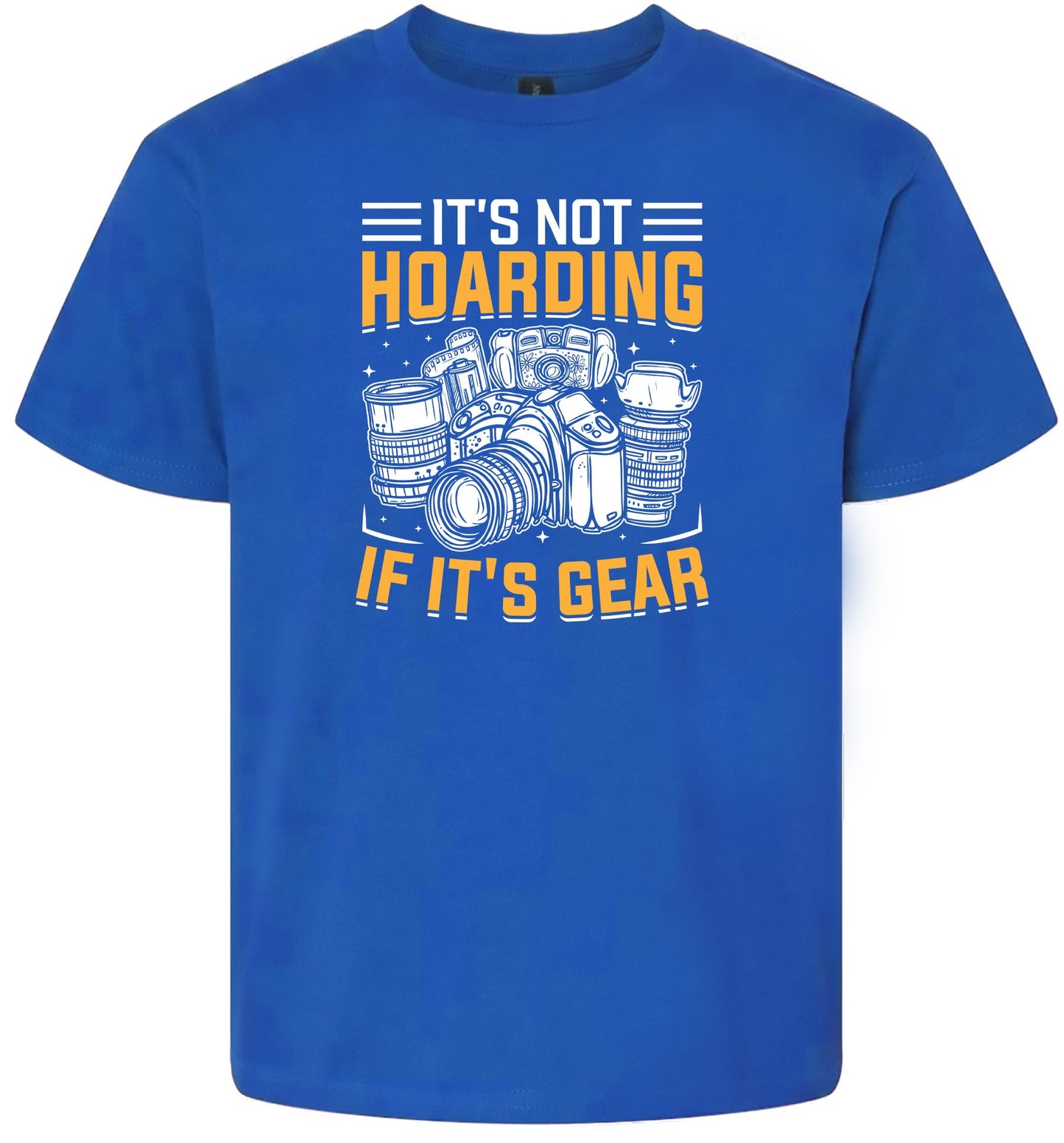 Photography Not Hoarding, It's Gear Children's Gildan Soft Shirt