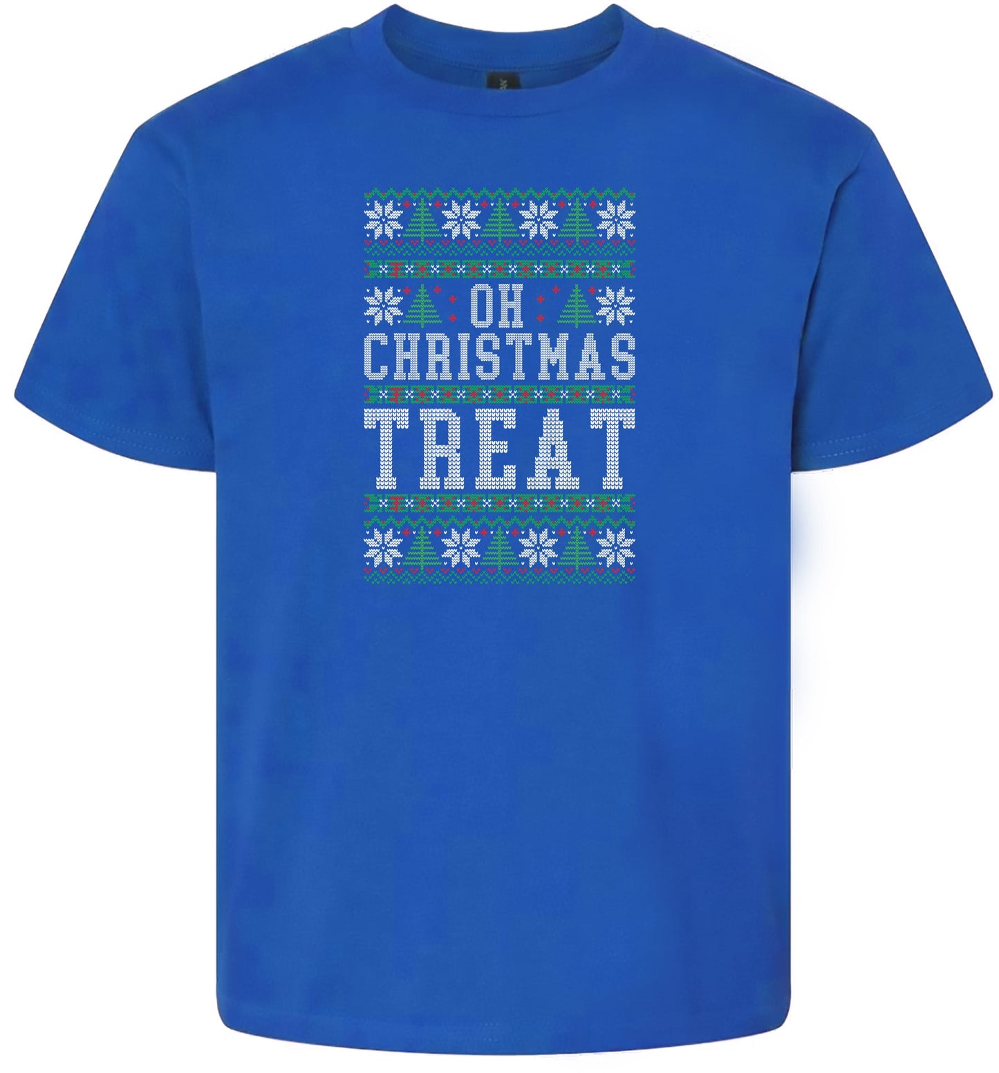 Sweater Style Oh Christmas Treat Children's Gildan Soft Shirt