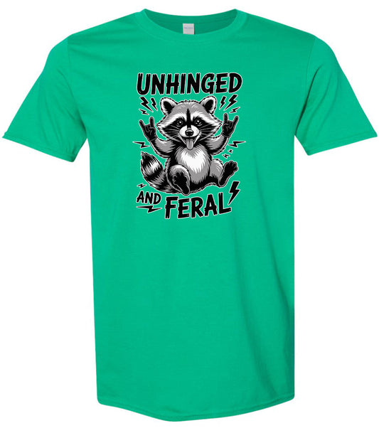 Unhinged and Feral Adult Gildan Soft Shirt