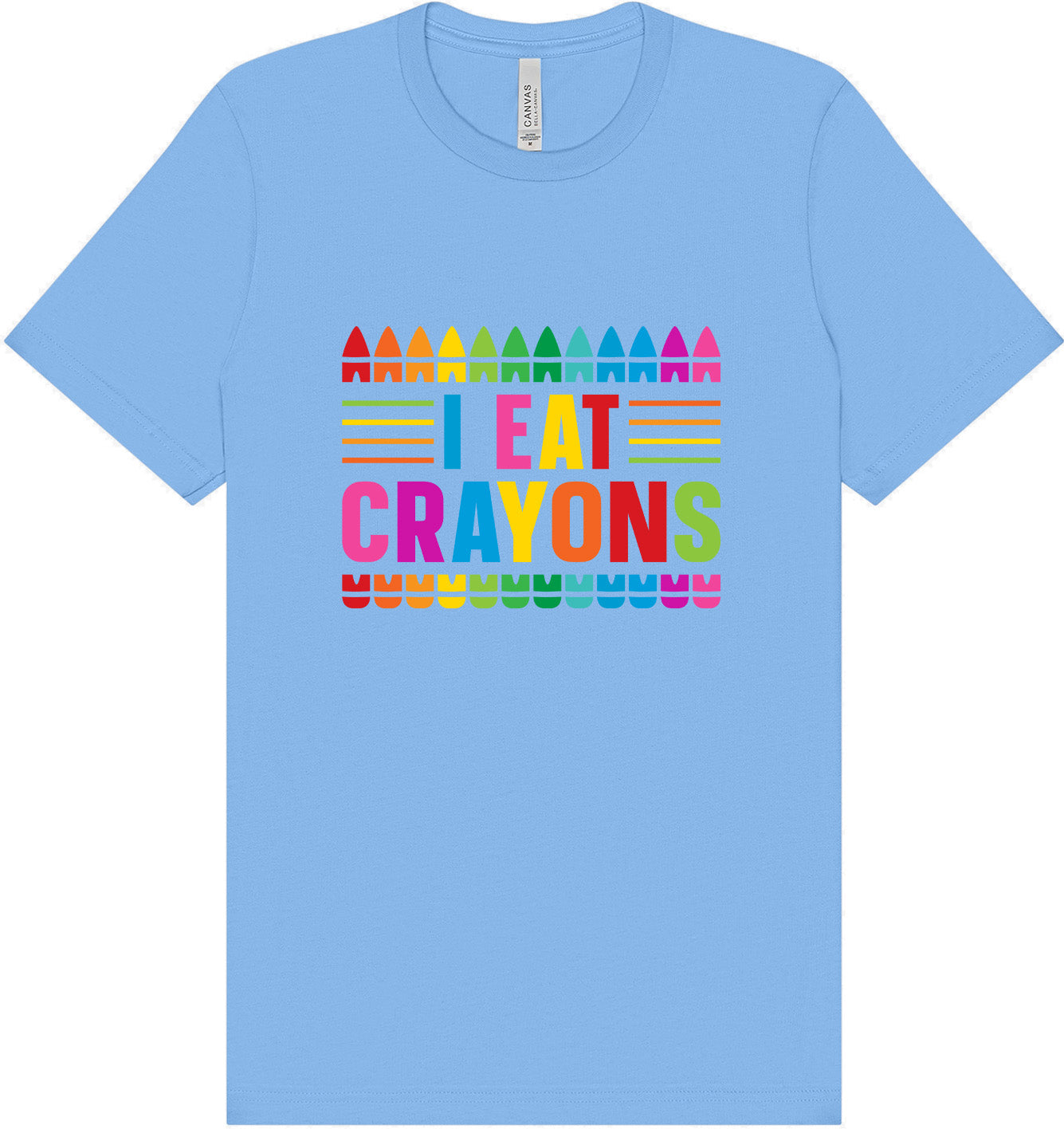 I Eat Crayons Adult Bella Canvas Shirt