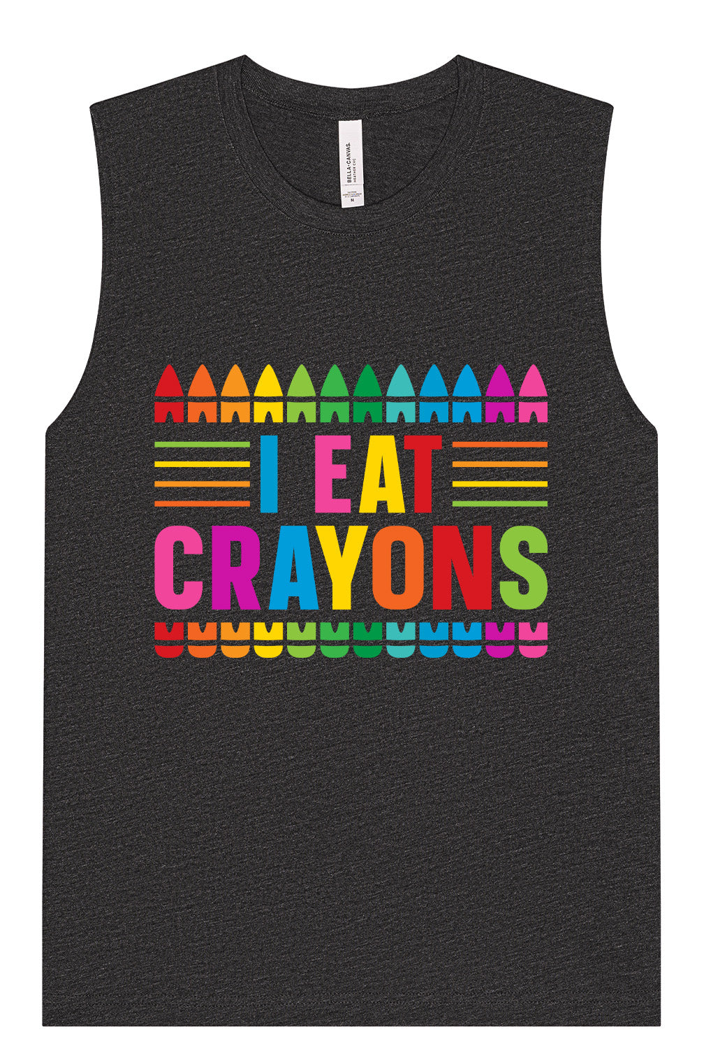 I Eat Crayons Muscle Tank