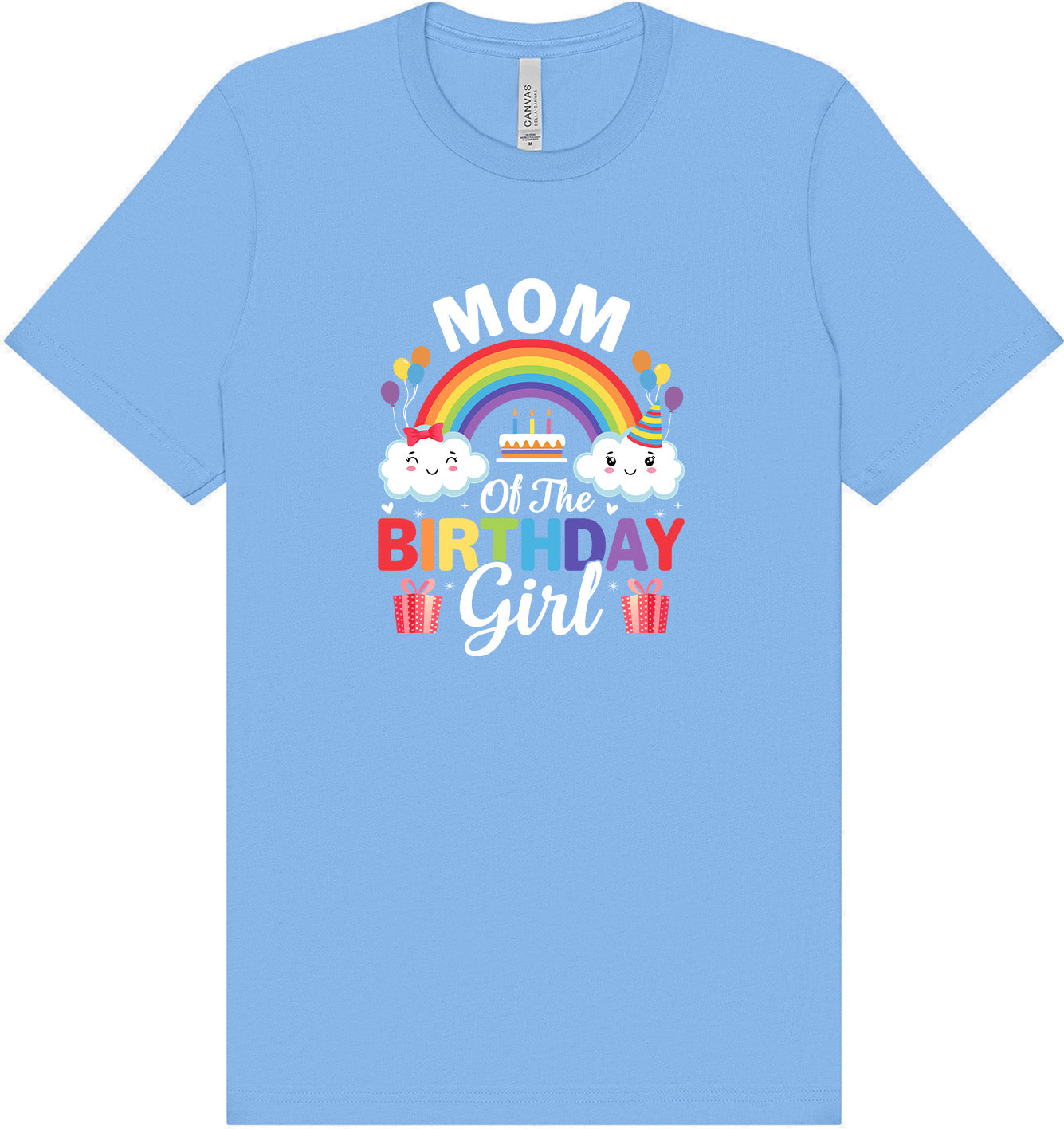 Mom of the Birthday Girl Adult Bella Canvas Shirt