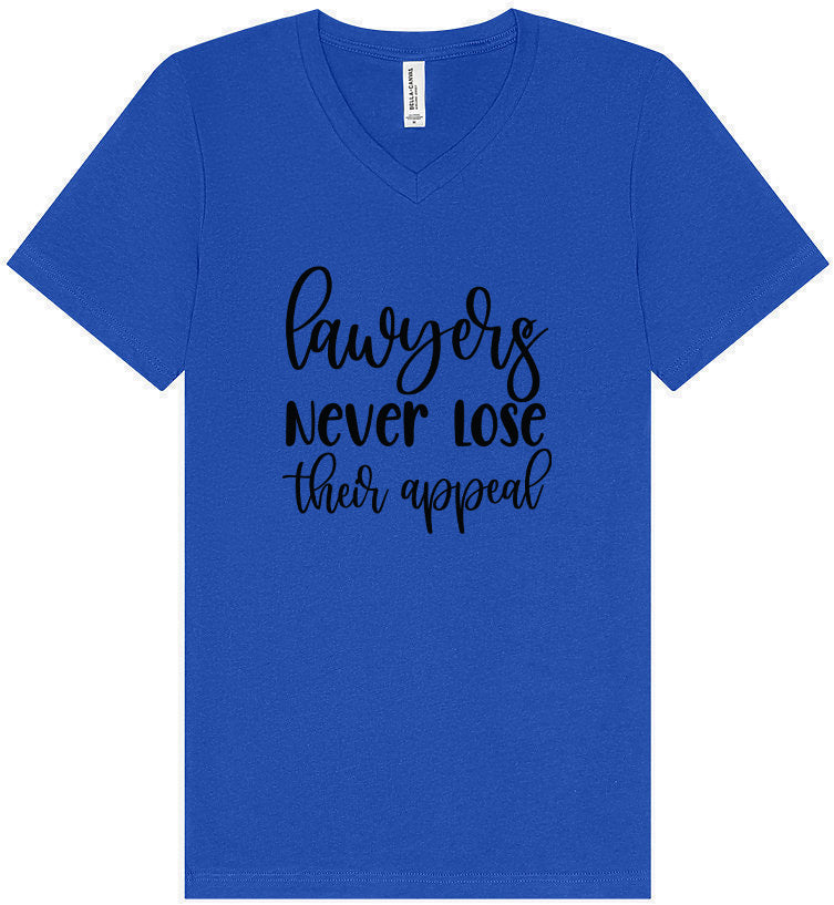 Lawyers Never Lose Their Appeal Unisex V-Neck Shirt