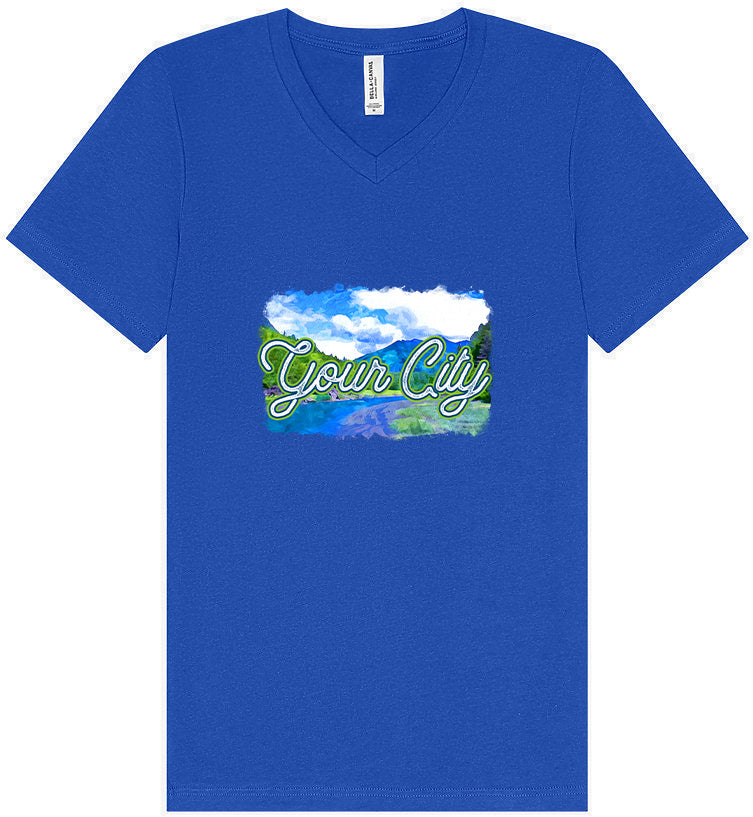 Custom Summer Unisex V-Neck Shirt