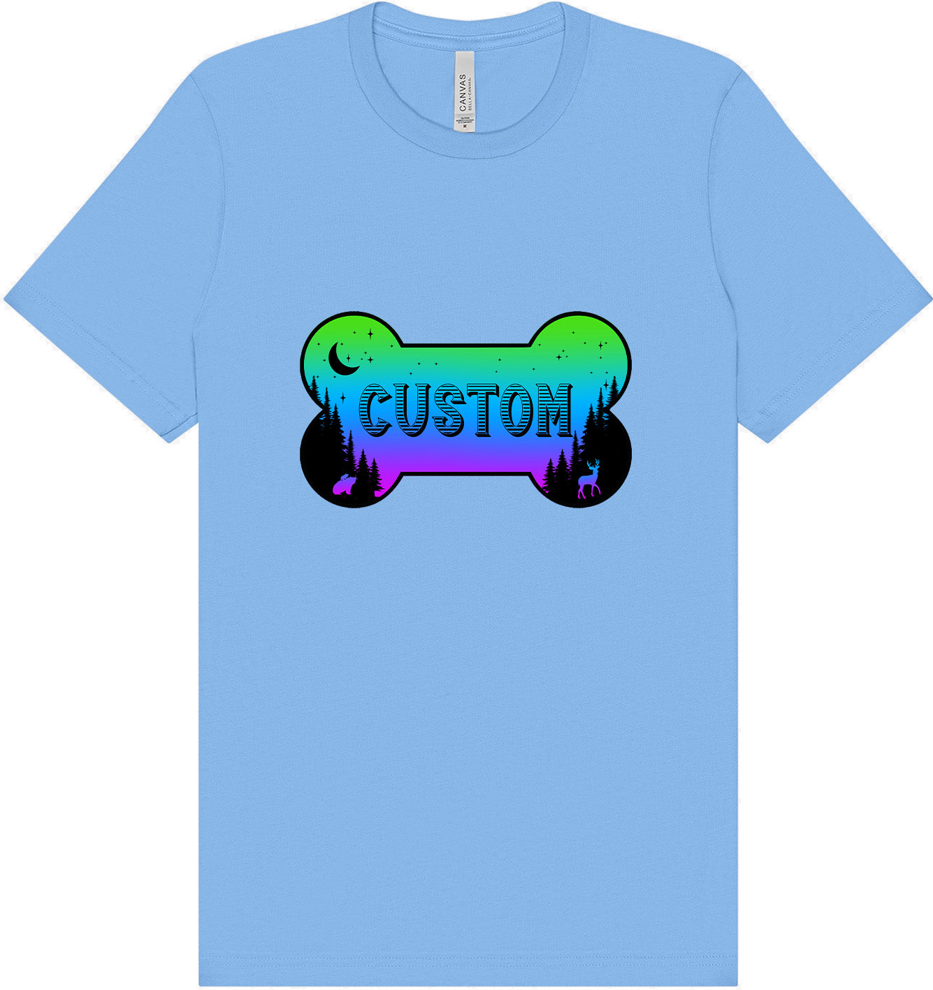Custom Mountain Shades Adult Bella Canvas Shirt
