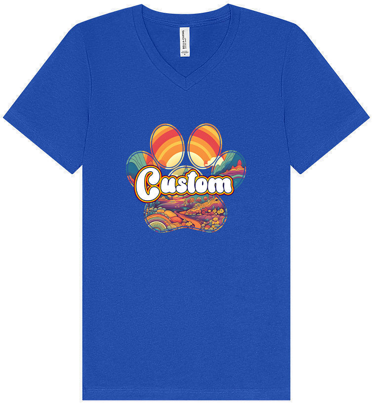 Custom Groovy Summit Unisex V-Neck Shirt