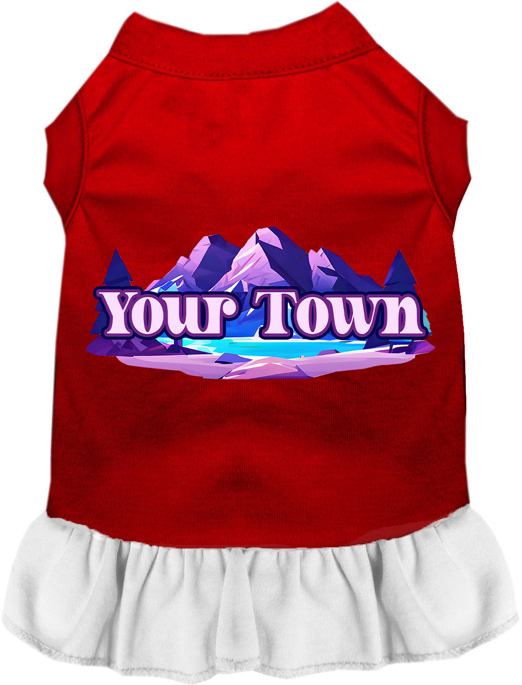 Custom Alpine Pawscape Pet Dress