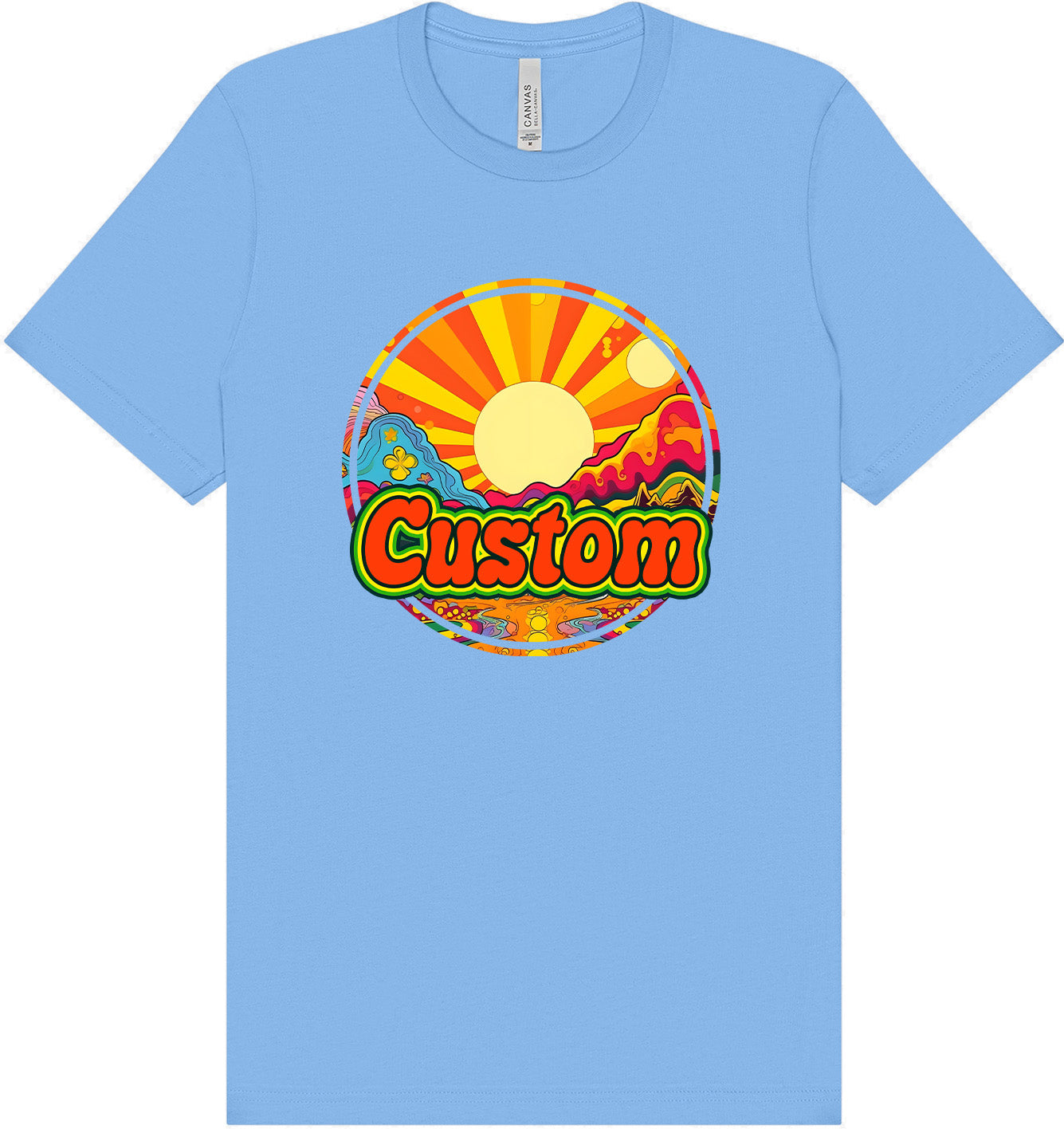 Custom Mellow Mountain Adult Bella Canvas Shirt