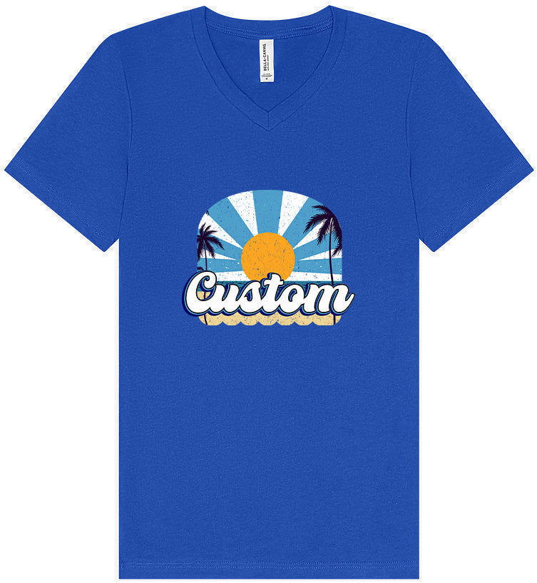 Custom Coast Unisex V-Neck Shirt