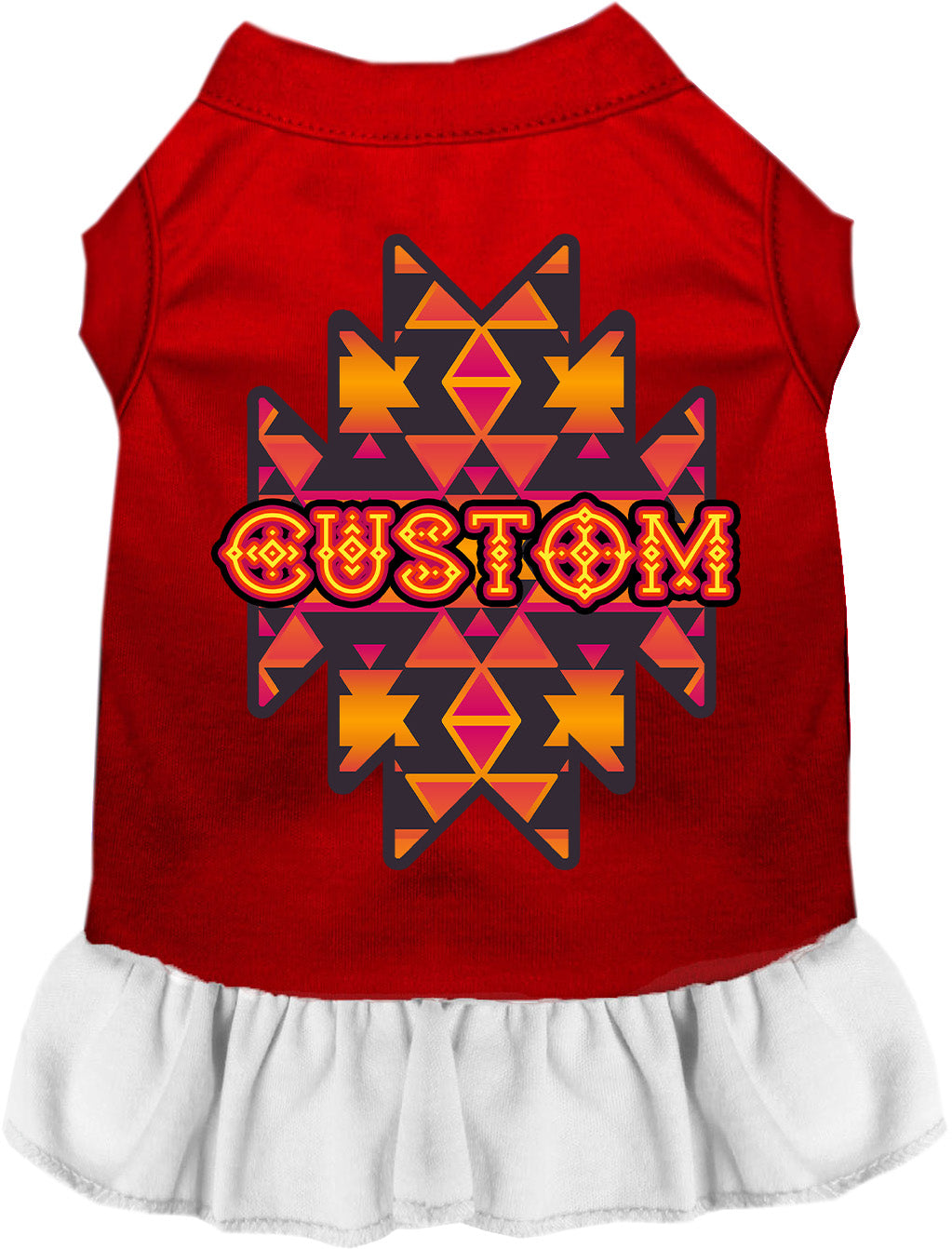 Custom Navajo Tribal Pet Dress