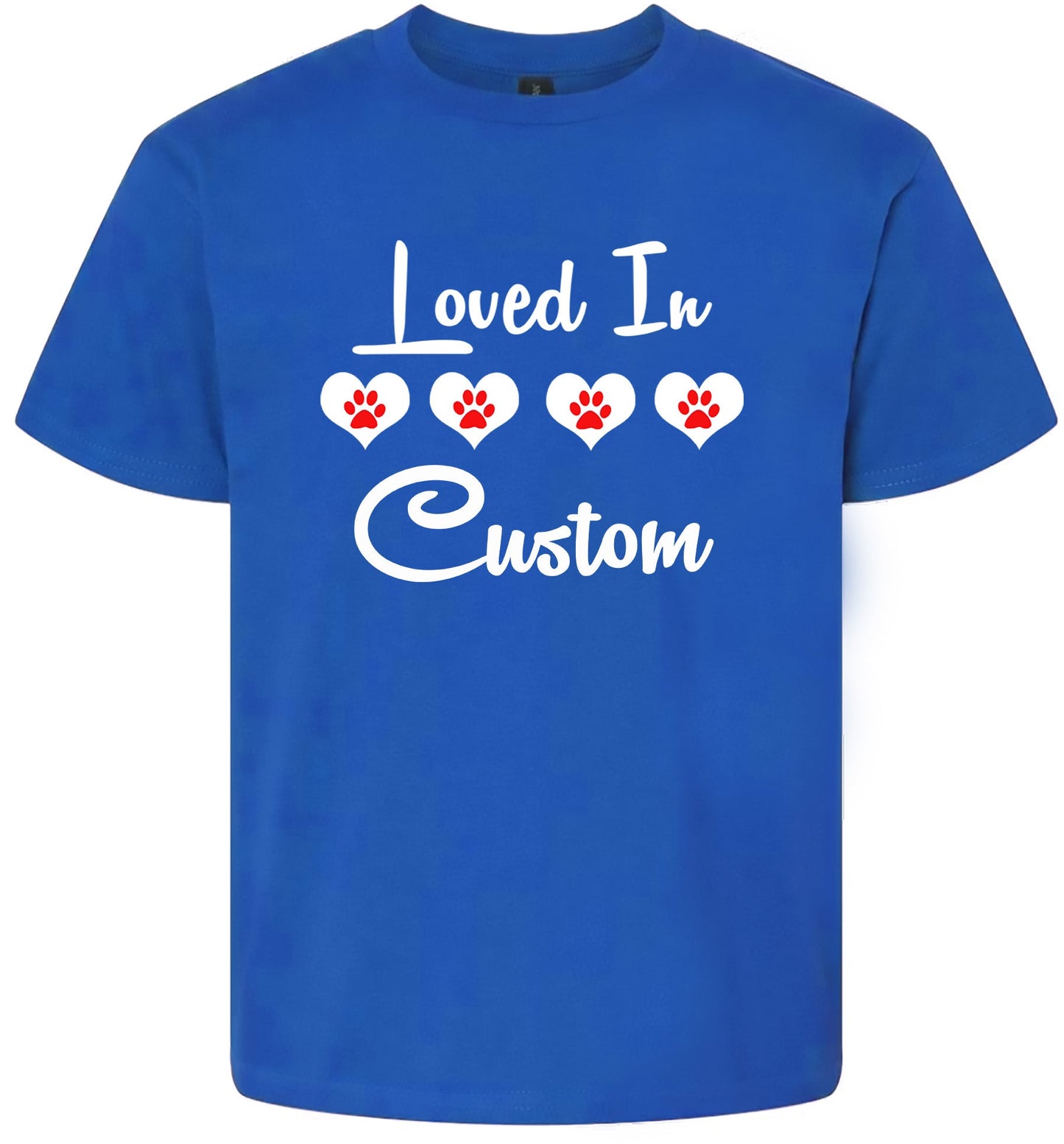 Custom Loved In Children's Gildan Soft Shirt