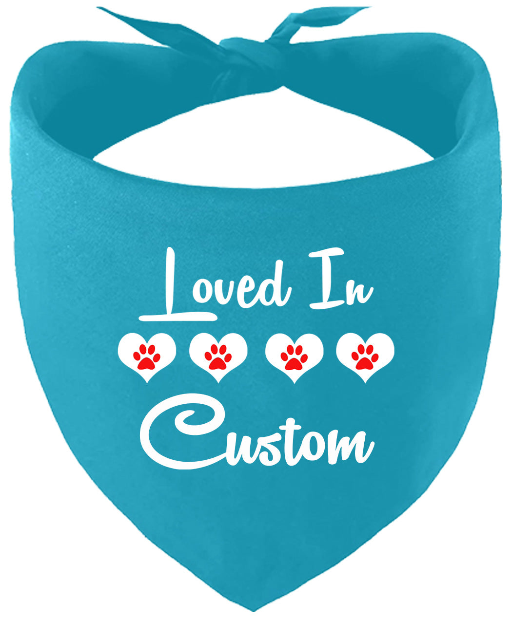 Custom Loved In Pet Bandana