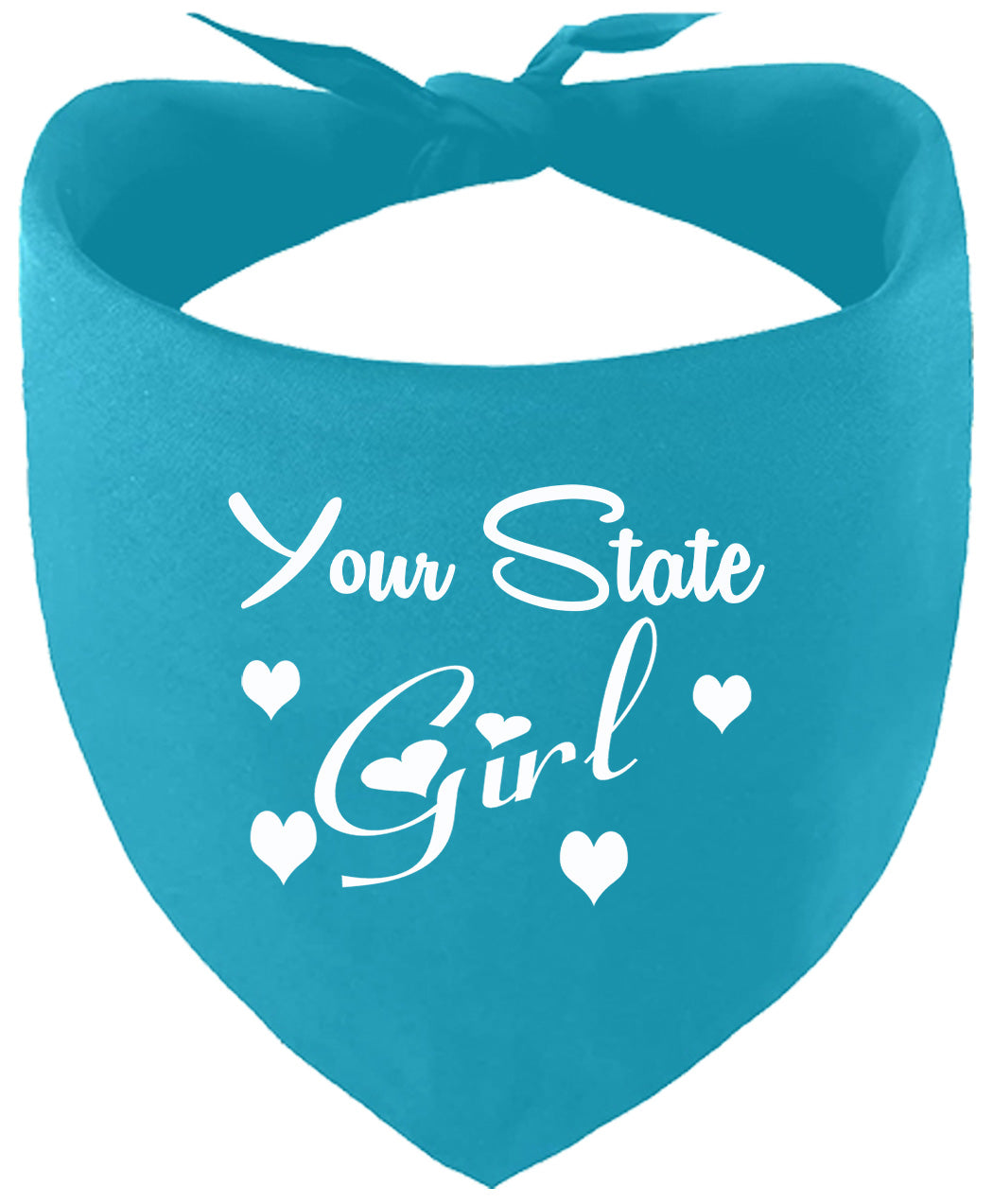 Custom Girl Pet Bandana
