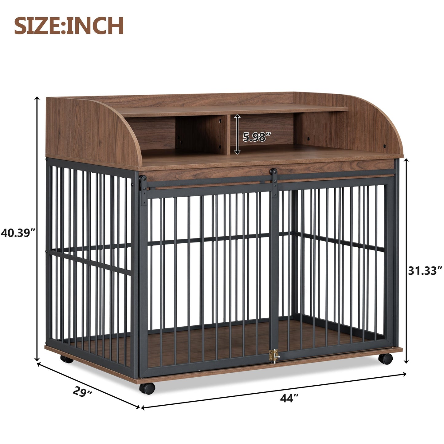 44'' Heavy Duty Large Dog Crate