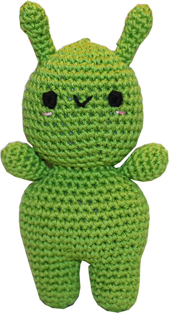Ava the Alien Crocheted Knit Knack Pet Toy