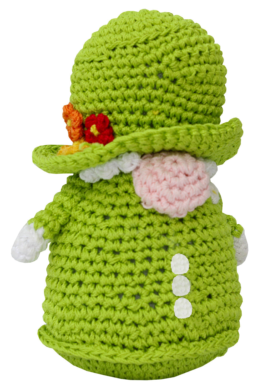 Queeny the Gnome Queen Crocheted Knit Knack Pet Toy