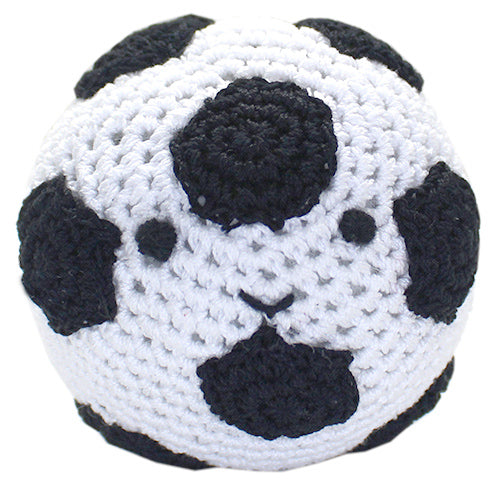 Soccer Ball Crocheted Knit Knack Pet Toy