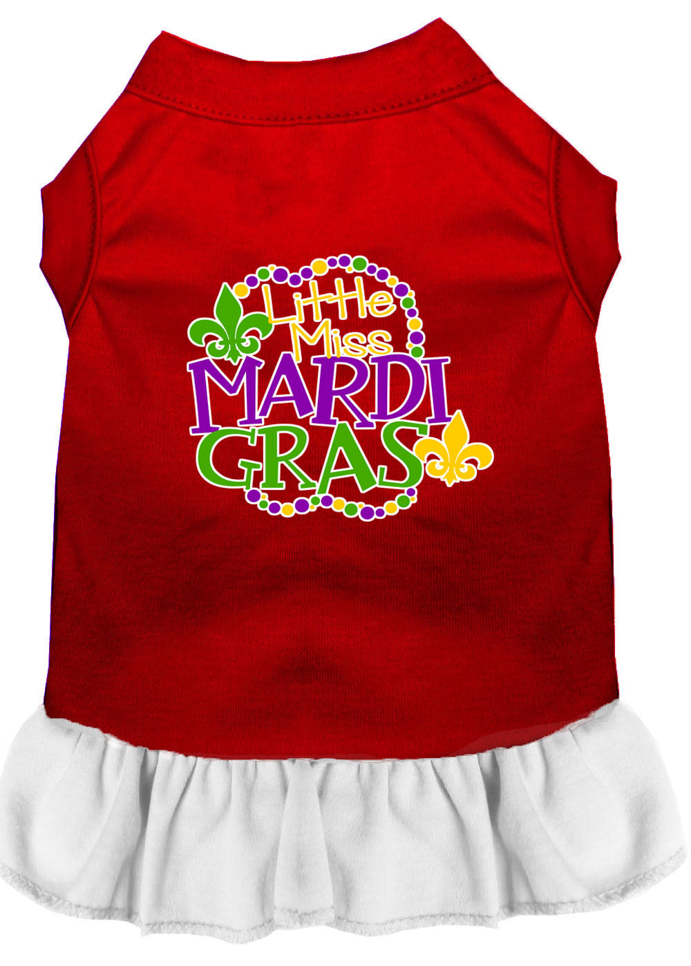 Pet Dress "Little Miss Mardi Gras"