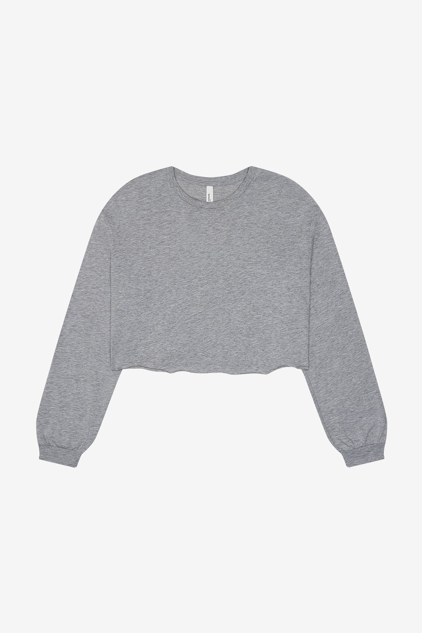 Custom Women's Cropped Long-Sleeve Shirt