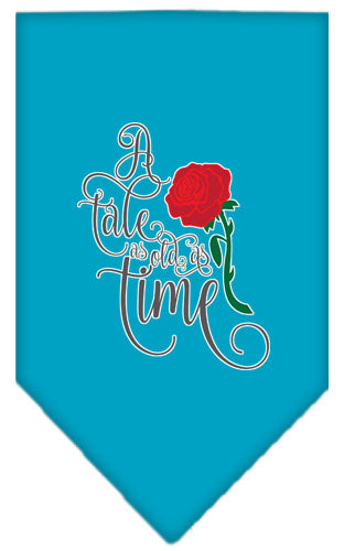 Pet and Dog Bandana Screen Printed, "Timeless Tale"