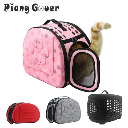 Portable & Foldable Mesh Small Dog Carrier