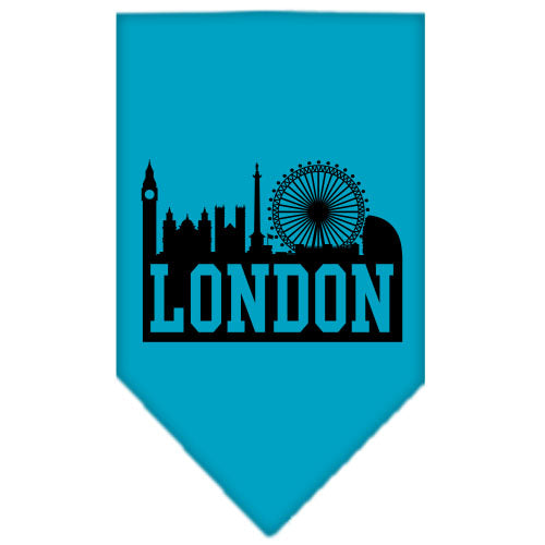 Pet and Dog Bandana Screen Printed, "London Skyline"