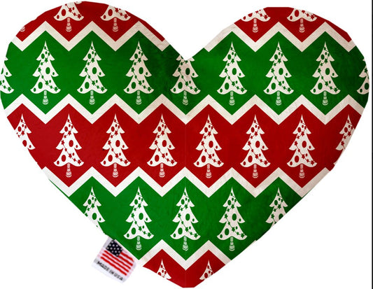 Christmas Pet and Dog Plush Heart or Bone Toy, "Classy Christmas Group"
