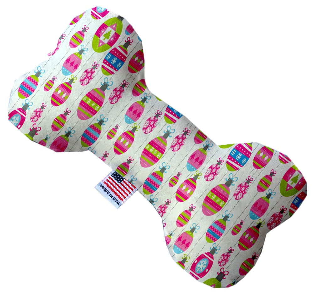 Christmas Pet and Dog Plush Heart or Bone Toy, "Candy Cane Lane Group"