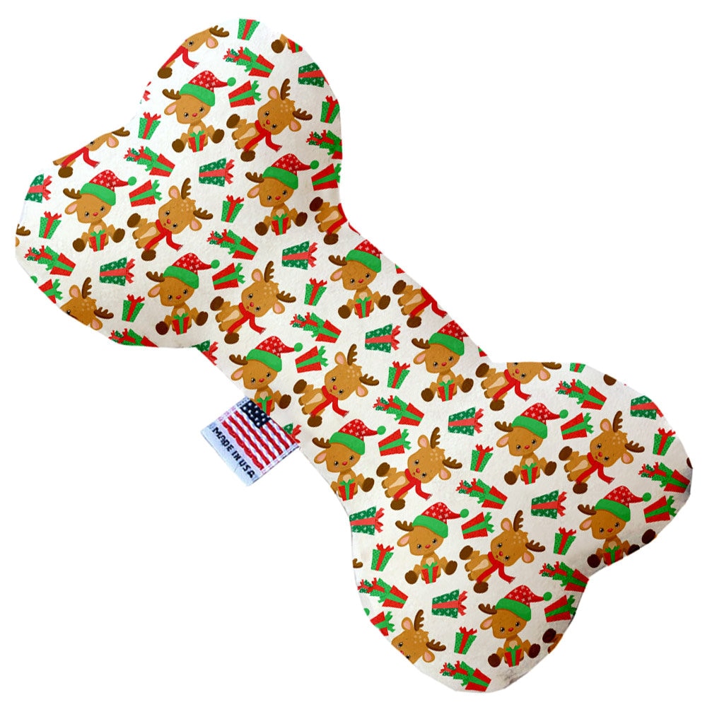Christmas Pet and Dog Plush Heart or Bone Toy, "Holiday Friends Group"