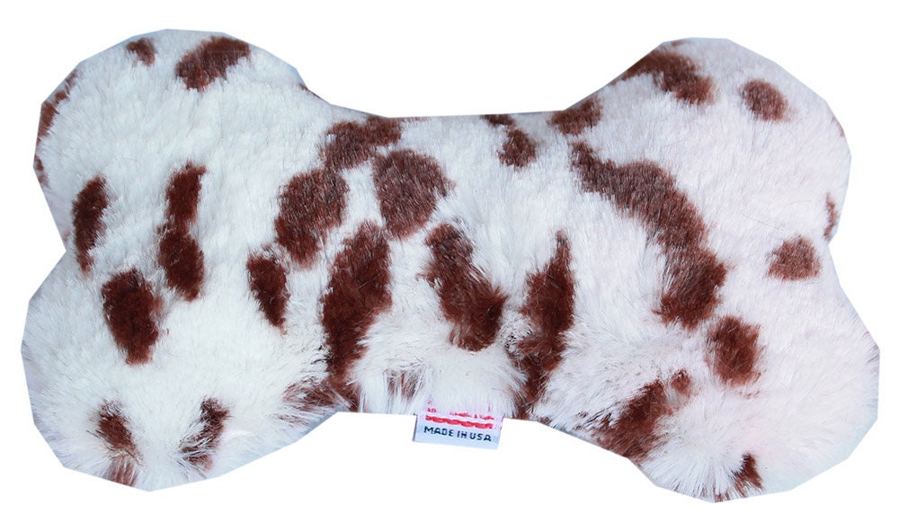 Pet and Dog Plush 6" Bone Toy, "Animal Print Group"