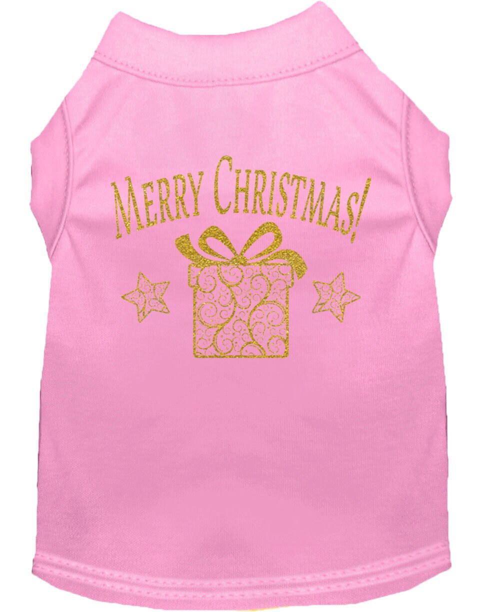Christmas Pet Shirt, "Golden Christmas Present"