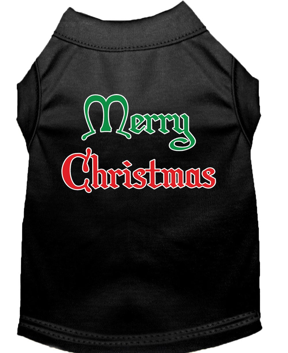 Christmas Pet Shirt, "Merry Christmas"