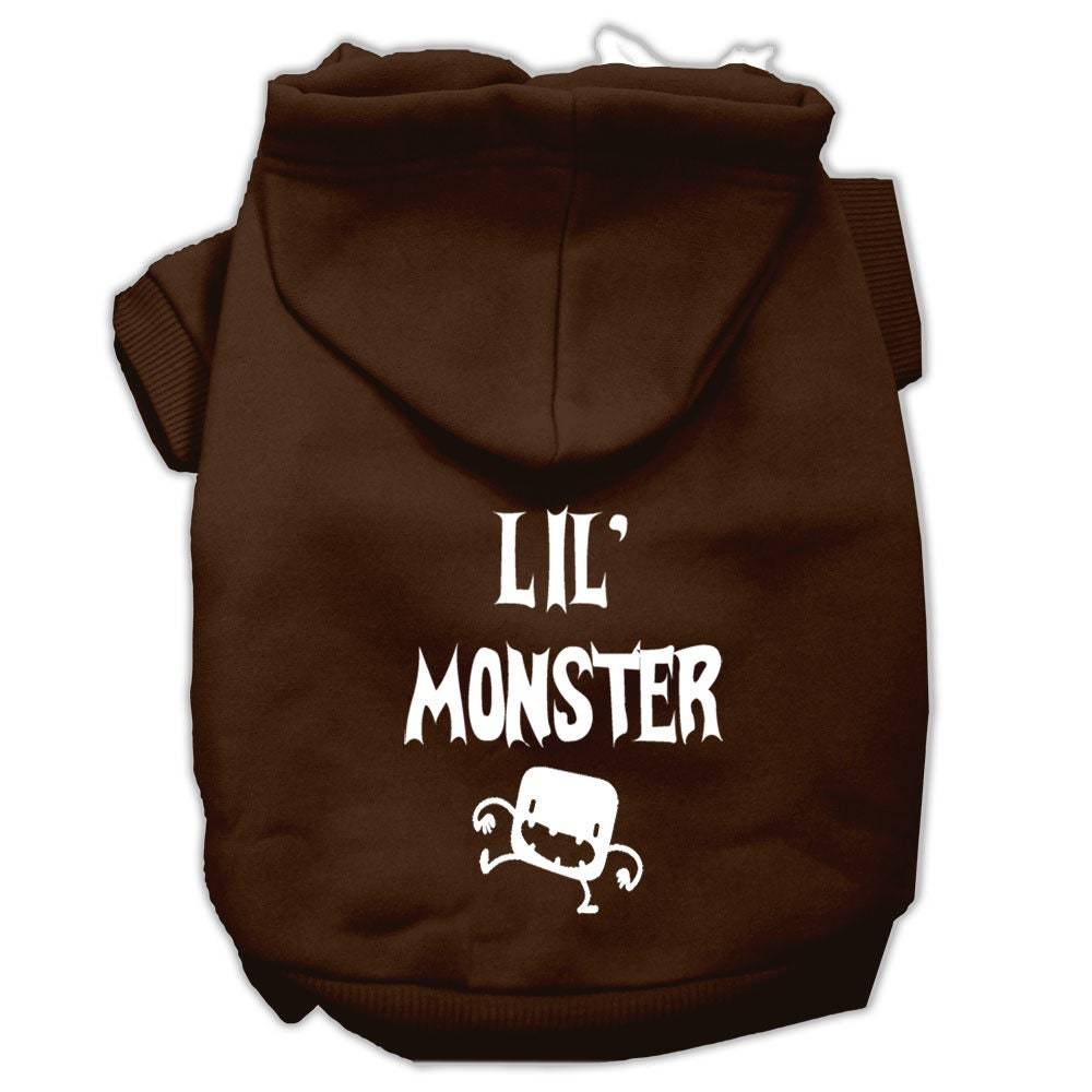 Halloween Pet Hoodie Screen Printed, "Lil Monster"