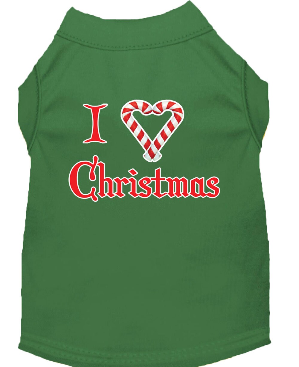 Christmas Pet Shirt, "I Heart Christmas"