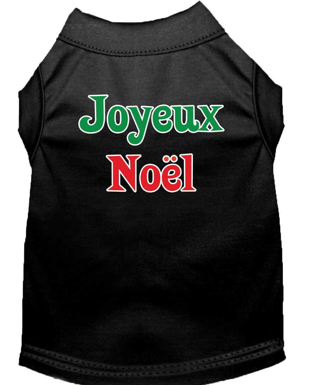Christmas Pet Shirt, "Joyeux Noel"