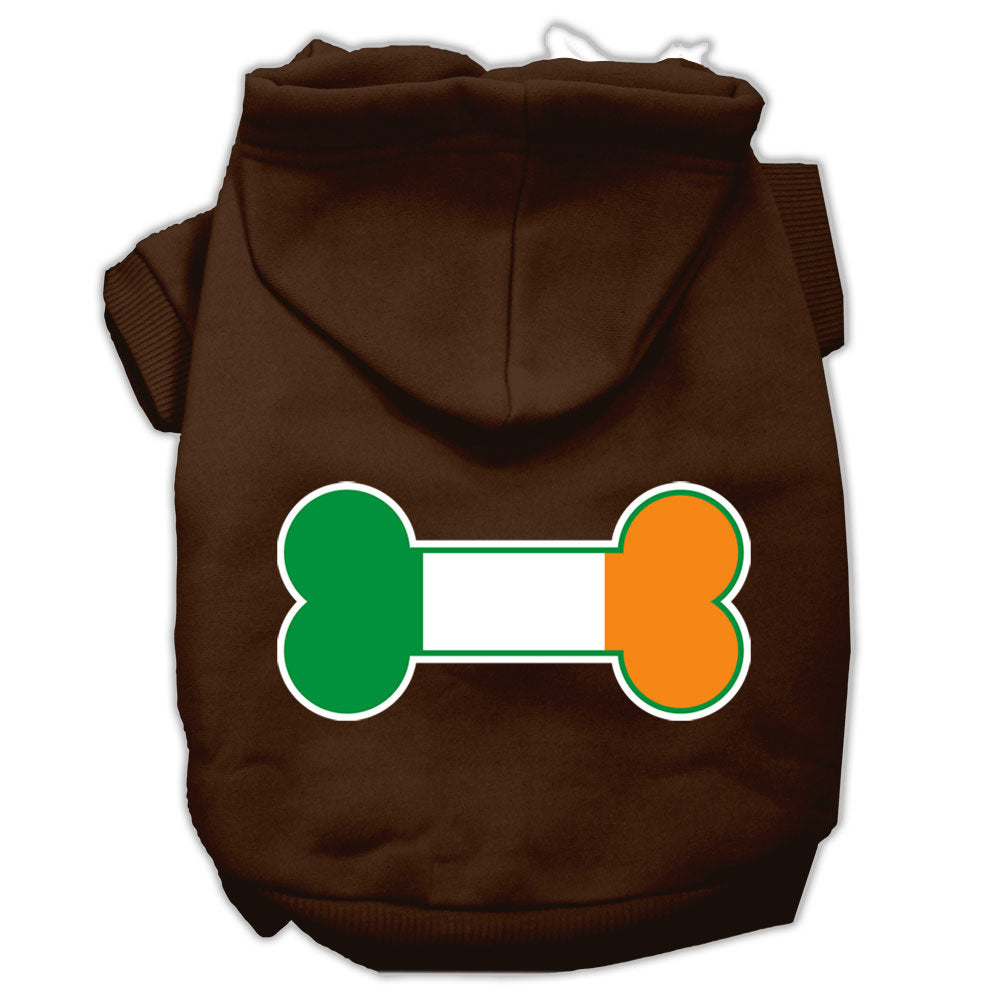 Pet Hoodie "Bone Shaped Ireland Flag"