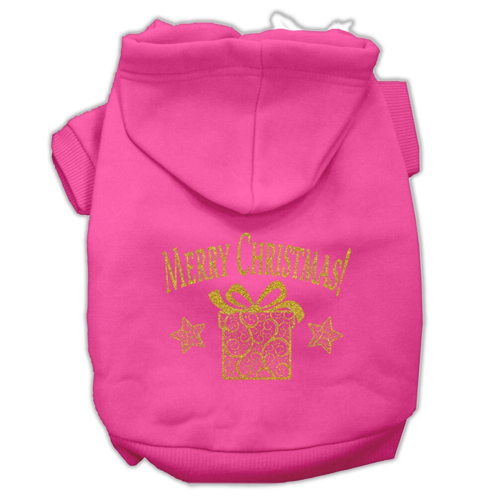 Christmas Pet Hoodie, "Golden Christmas Present"