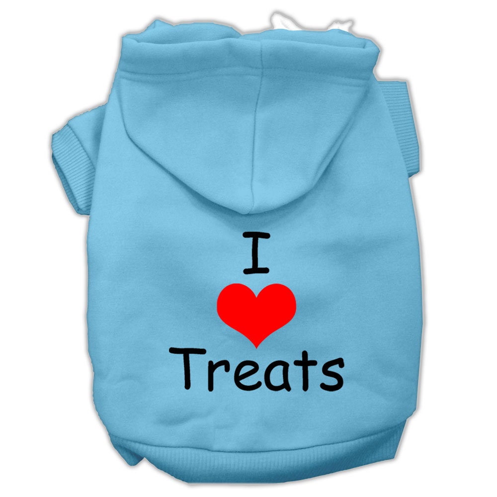 Pet Hoodie "I Love Treats"