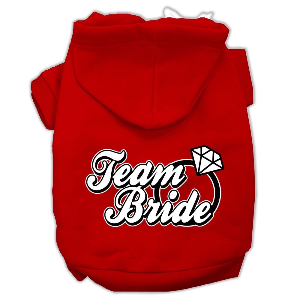 Pet Hoodie "Team Bride"