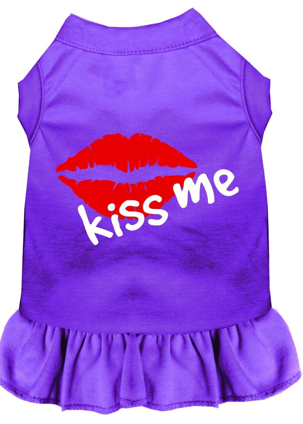 Pet Dress, Screen Printed, "Kiss Me"