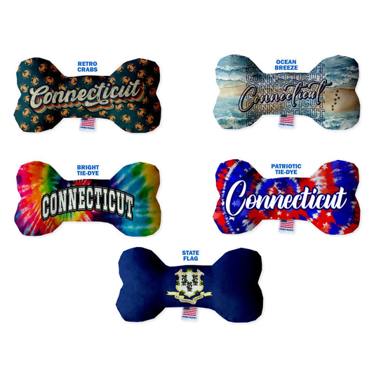 Pet & Dog Plush Bone Toys, "Connecticut State Options"