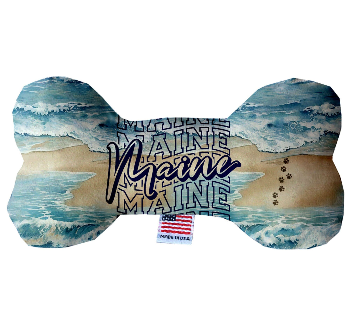 Pet & Dog Plush Bone Toys, "Maine State Options"