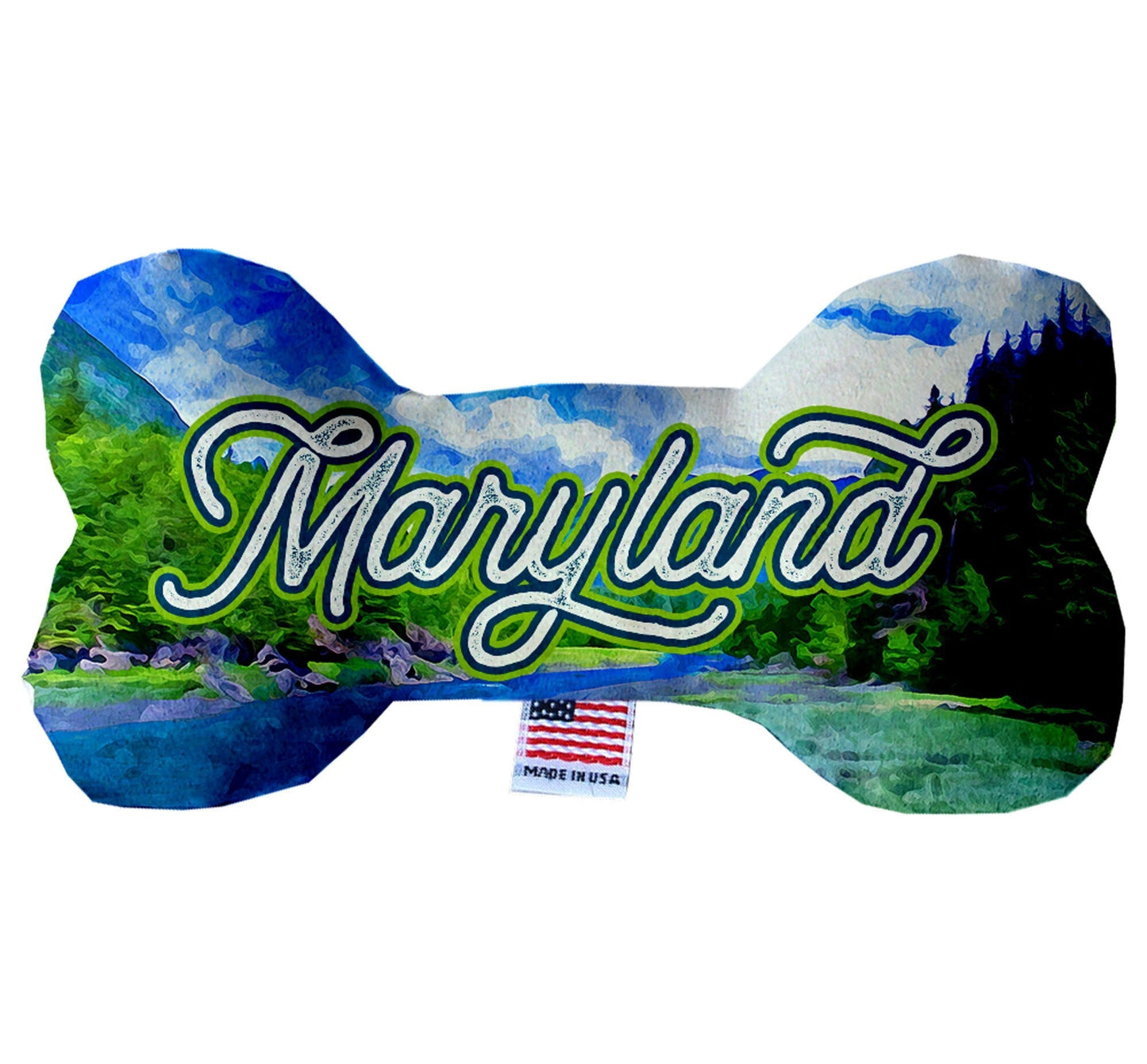 Pet & Dog Plush Bone Toys, "Maryland State Options"