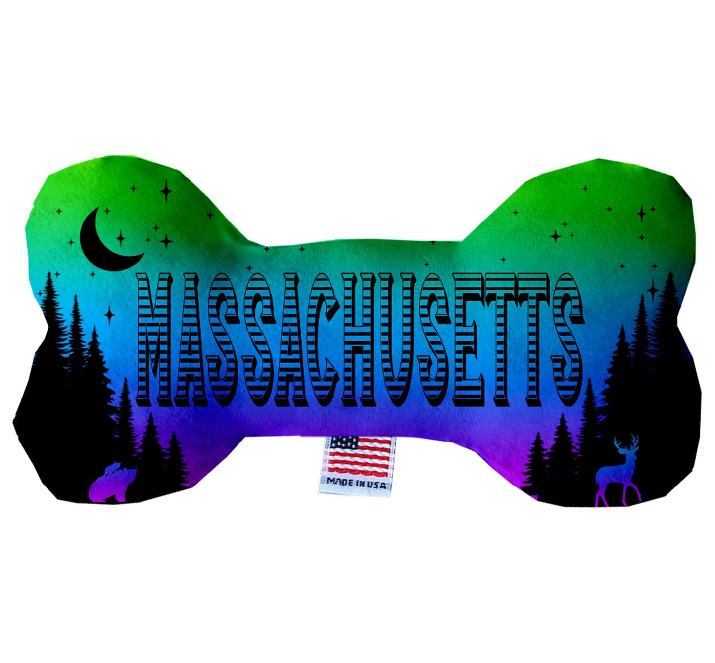 Pet & Dog Plush Bone Toys, "Massachusetts State Options"