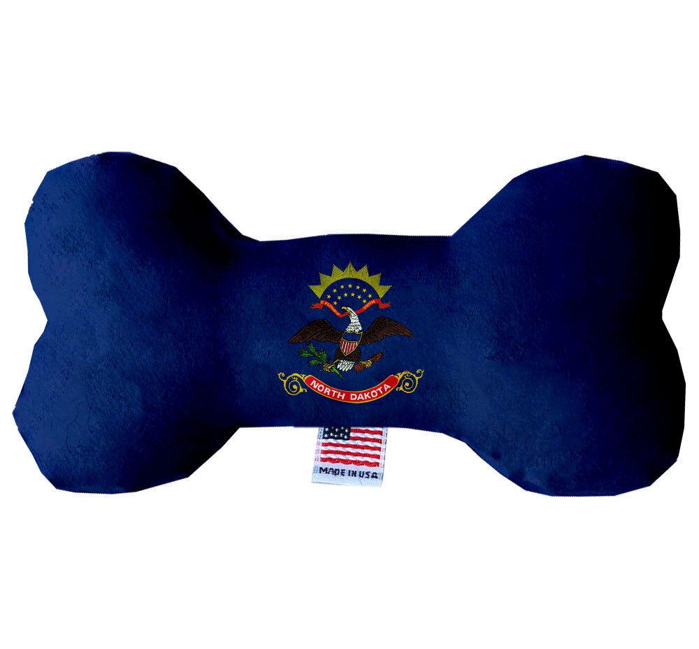 Pet & Dog Plush Bone Toys, "North Dakota State Options"
